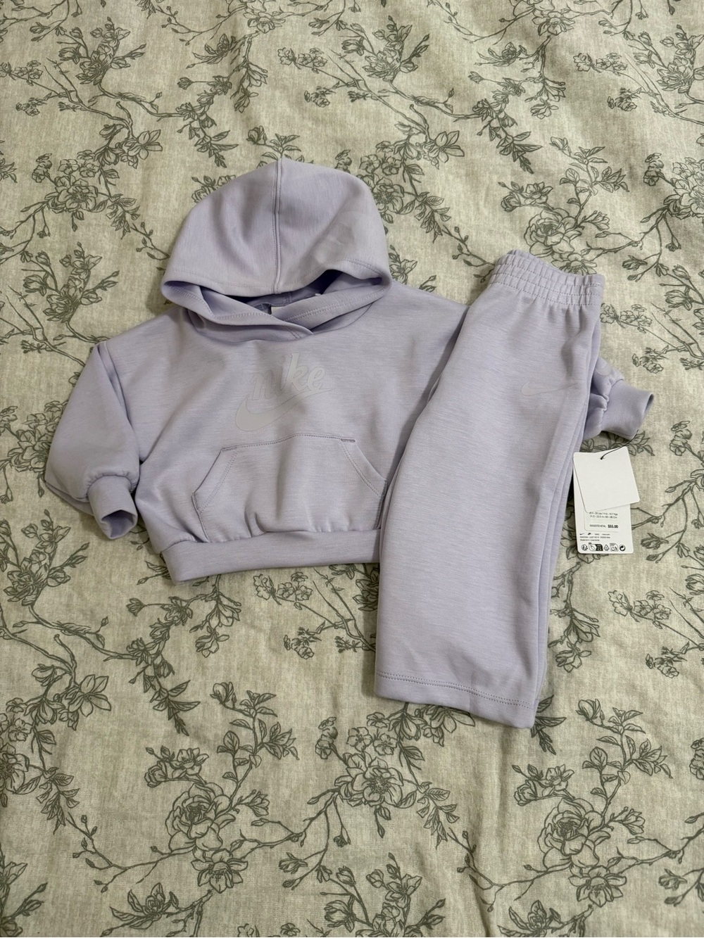 Nike Kids Lavender Hoodie & Joggers Set